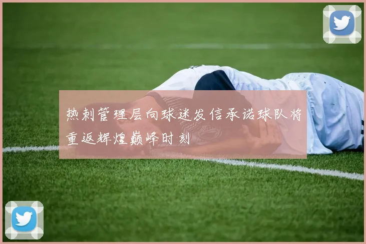 热刺管理层向球迷发信承诺球队将重返辉煌巅峰时刻